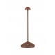 Sandy Rust Brown Die-Casting Aluminium & Polycarbonate Frost LED 2Watt 120Lm 3.7Volt 3000K IP54 Switch On/Off USB wire D: 12 H:
