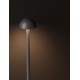 Sandy Dark Grey Die-Casting Aluminium & Polycarbonate Frost LED 2Watt 120Lm 3.7Volt 3000K IP54 Switch On/Off USB wire D: 12 H: 