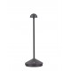Sandy Dark Grey Die-Casting Aluminium & Polycarbonate Frost LED 2Watt 120Lm 3.7Volt 3000K IP54 Switch On/Off USB wire D: 12 H: 