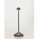 Sandy Dark Grey Die-Casting Aluminium & Polycarbonate Frost LED 2Watt 120Lm 3.7Volt 3000K IP54 Switch On/Off USB wire D: 12 H: 
