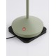 Sandy Olive Green Die-Casting Aluminium & Polycarbonate Frost LED 2Watt 120Lm 3.7Volt 3000K IP54 Switch On/Off USB wire D: 12 H