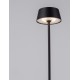 Sandy Black Die-Casting Aluminium & Polycarbonate Frost LED 1.60Watt 181Lm 3.7Volt 3000K IP54 Switch On/Off USB wire D:11.5 H:1