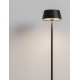 Sandy Black Die-Casting Aluminium & Polycarbonate Frost LED 1.60Watt 181Lm 3.7Volt 3000K IP54 Switch On/Off USB wire D:11.5 H:1