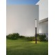 Sandy Black Die-Casting Aluminium & Polycarbonate Frost LED 16Watt 1130Lm 220-240Volt 3000K IP65 D:16 H:220cm 