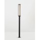 Sandy Black Die-Casting Aluminium & Polycarbonate Frost LED 16Watt 1130Lm 220-240Volt 3000K IP65 D:16 H:220cm 