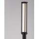 Sandy Black Die-Casting Aluminium & Polycarbonate Frost LED 16Watt 1130Lm 220-240Volt 3000K IP65 D:16 H:220cm 