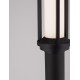 Sandy Black Die-Casting Aluminium & Polycarbonate Frost LED 16Watt 1130Lm 220-240Volt 3000K IP65 D:16 H:220cm 