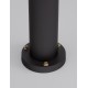 Sandy Black Die-Casting Aluminium & Polycarbonate Frost LED 16Watt 1130Lm 220-240Volt 3000K IP65 D:16 H:220cm 