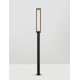 Sandy Black Die-Casting Aluminium & Polycarbonate Frost LED 16Watt 1130Lm 220-240Volt 3000K IP65 D:16 H:220cm 