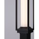 Sandy Black Die-Casting Aluminium & Polycarbonate Frost LED 16Watt 1105Lm 220-240Volt 3000K IP65 L:14.5 W:14.5 H:220cm 