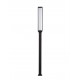 Sandy Black Die-Casting Aluminium & Polycarbonate Frost LED 16Watt 1105Lm 220-240Volt 3000K IP65 L:14.5 W:14.5 H:220cm 