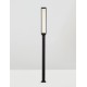 Sandy Black Die-Casting Aluminium & Polycarbonate Frost LED 16Watt 1105Lm 220-240Volt 3000K IP65 L:14.5 W:14.5 H:220cm 