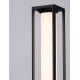 Sandy Black Die-Casting Aluminium & Polycarbonate Frost LED 16Watt 1105Lm 220-240Volt 3000K IP65 L:14.5 W:14.5 H:220cm 