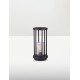 Sandy Black DieCasting Aluminium & Clear Polycarbonate LED E27 1x12 Watt 220-240 Volt IP65 bulb excluded D: 16 H: 35 cm 