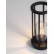 Sandy Black DieCasting Aluminium & Clear Polycarbonate LED E27 1x12 Watt 220-240 Volt IP65 bulb excluded D: 16 H: 35 cm 