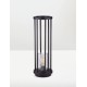 Sandy Black DieCasting Aluminium & Clear Polycarbonate LED E27 1x12 Watt 220-240 Volt IP65 bulb excluded D: 16 H: 50 cm 