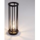 Sandy Black DieCasting Aluminium & Clear Polycarbonate LED E27 1x12 Watt 220-240 Volt IP65 bulb excluded D: 16 H: 50 cm 