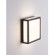 Sandy Black Die-Casting Aluminium Natural Wood Colour Acrylic & Clear Glass LED 16Watt 220-240 Volt 948Lm 3000K IP65 L:22 W:8.7