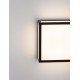 Sandy Black Die-Casting Aluminium Natural Wood Colour Acrylic & Clear Glass LED 16Watt 220-240 Volt 948Lm 3000K IP65 L:22 W:8.7