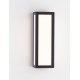 Sandy Black Die-Casting Aluminium Natural Wood Colour Acrylic & Clear Glass LED 10Watt 220-240 Volt 373Lm 3000K IP65 L:8.6 W:9 