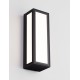 Sandy Black Die-Casting Aluminium Natural Wood Colour Acrylic & Clear Glass LED 10Watt 220-240 Volt 373Lm 3000K IP65 L:8.6 W:9 