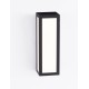 Sandy Black Die-Casting Aluminium Natural Wood Colour Acrylic & Clear Glass LED 10Watt 220-240 Volt 373Lm 3000K IP65 L:8.6 W:9 