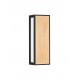 Sandy Black Die-Casting Aluminium Natural Wood Colour Acrylic& Clear Glass LED 10Watt 220-240 Volt 192Lm 3000K IP65 L:8.6 W:9 H