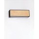 Sandy Black Die-Casting Aluminium Natural Wood Colour Acrylic& Clear Glass LED 10Watt 220-240 Volt 192Lm 3000K IP65 L:8.6 W:9 H