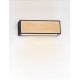 Sandy Black Die-Casting Aluminium Natural Wood Colour Acrylic& Clear Glass LED 10Watt 220-240 Volt 192Lm 3000K IP65 L:8.6 W:9 H