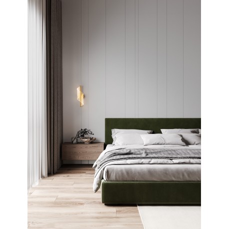 Brass Gold Aluminium & Acrylic LED 9 Watt 220-240 Volt 505Lm 3000K IP20 L:11 W:13 H:33 cm 