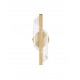Brass Gold Aluminium & Acrylic LED 9 Watt 220-240 Volt 505Lm 3000K IP20 L:11 W:13 H:33 cm 