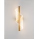 Brass Gold Aluminium & Acrylic LED 9 Watt 220-240 Volt 505Lm 3000K IP20 L:11 W:13 H:33 cm 