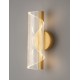 Brass Gold Aluminium & Acrylic LED 9 Watt 220-240 Volt 505Lm 3000K IP20 L:11 W:13 H:30,6 cm 