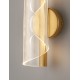 Brass Gold Aluminium & Acrylic LED 9 Watt 220-240 Volt 505Lm 3000K IP20 L:11 W:13 H:30,6 cm 