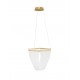 Triac Dimmable Brass Gold Aluminium &Acrylic LED 35 Watt 220-240 Volt 2995Lm 3000K IP20 D:52 H:120 cm 