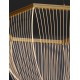 Triac Dimmable Brass Gold Aluminium &Acrylic LED 35 Watt 220-240 Volt 2995Lm 3000K IP20 D:52 H:120 cm 