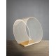 Triac Dimmable Brass Gold Aluminium & Acrylic LED 14 Watt 220-240Volt 786Lm 3000K IP20 D:28 W:16 H:27.6 cm 