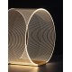 Triac Dimmable Brass Gold Aluminium & Acrylic LED 14 Watt 220-240Volt 786Lm 3000K IP20 D:28 W:16 H:27.6 cm 