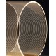 Triac Dimmable Brass Gold Aluminium & Acrylic LED 14 Watt 220-240Volt 786Lm 3000K IP20 D:28 W:16 H:27.6 cm 