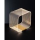 Triac Dimmable Brass Gold Aluminium & Acrylic LED 14 Watt 220-240Volt 786Lm 3000K IP20 L:24 W:16 H:24 cm 