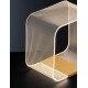 Triac Dimmable Brass Gold Aluminium & Acrylic LED 14 Watt 220-240Volt 786Lm 3000K IP20 L:24 W:16 H:24 cm 