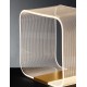 Triac Dimmable Brass Gold Aluminium & Acrylic LED 14 Watt 220-240Volt 786Lm 3000K IP20 L:24 W:16 H:24 cm 