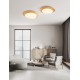 Triac Dimmable Wood Finishing Steel, Aluminium & Acrylic LED 29 Watt 220-240 Volt 2383Lm 3000K IP20 D:57 W:51 H:13.5cm 