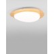 Triac Dimmable Wood Finishing Steel, Aluminium & Acrylic LED 29 Watt 220-240 Volt 2383Lm 3000K IP20 D:57 W:51 H:13.5cm 