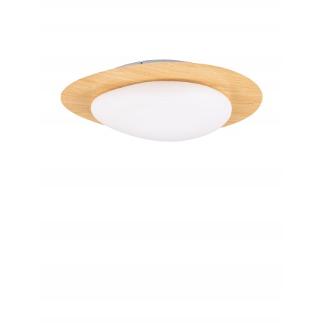 Triac Dimmable Wood Finishing Steel, Aluminium & Acrylic LED 21 Watt 220-240 Volt 1571 Lm 3000K IP20 D:47 W:42.5 H11.5 cm 