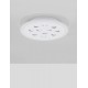 Dimmable with remote control CCT Sandy White Aluminium & Acrylic LED 19Watt 220-240 Volt 1485 Lm RGB in center Outer Ring Dimmab