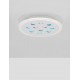 Dimmable with remote control CCT Sandy White Aluminium & Acrylic LED 19Watt 220-240 Volt 1485 Lm RGB in center Outer Ring Dimmab