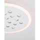 Dimmable with remote control CCT Sandy White Aluminium & Acrylic LED 30Watt 220-240 Volt 2357Lm RGB in center Outer Ring Dimmabl