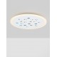 Dimmable with remote control CCT Sandy White Aluminium & Acrylic LED 30Watt 220-240 Volt 2357Lm RGB in center Outer Ring Dimmabl