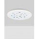 Dimmable with remote control CCT Sandy White Aluminium & Acrylic LED 30Watt 220-240 Volt 2357Lm RGB in center Outer Ring Dimmabl